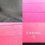 CHANEL Bi-fold Wallet Cambon Line Lambskin Black Women's 99887f