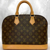 Louis Vuitton Handbag Alma PM Brown Monogram M51130 f-20364 Canvas Tanned Leather FL0012 LOUIS VUITTON Women's LV