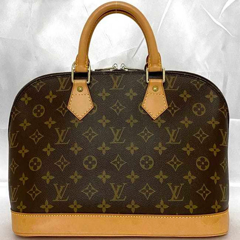 Louis Vuitton Handbag Alma PM Brown Monogram M51130 f-20364 Canvas Tanned Leather FL0012 LOUIS VUITTON Women's LV