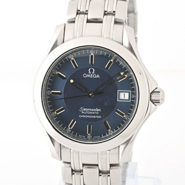 Omega OMEGA Seamaster watch 120 2501.81 Blue automatic winding E-154836