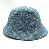 LOUIS VUITTON Bucket Hat Monogram Essential S00 Blue M78773 Louis Vuitton