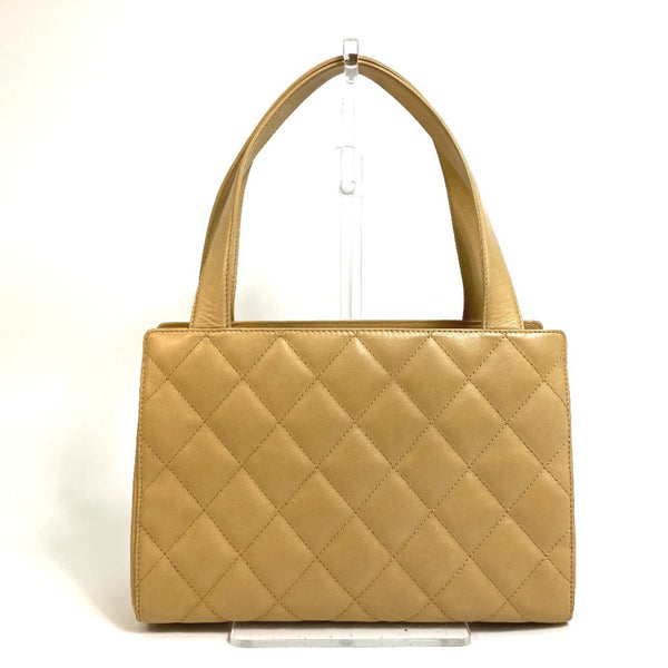 Chanel CCCC Mark Bag Tote Bag Hand Bag Beige