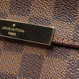 Louis Vuitton LOUIS VUITTON Favorite MM Handbag Bag Coated Canvas Leather Damier Women's Brown N41129