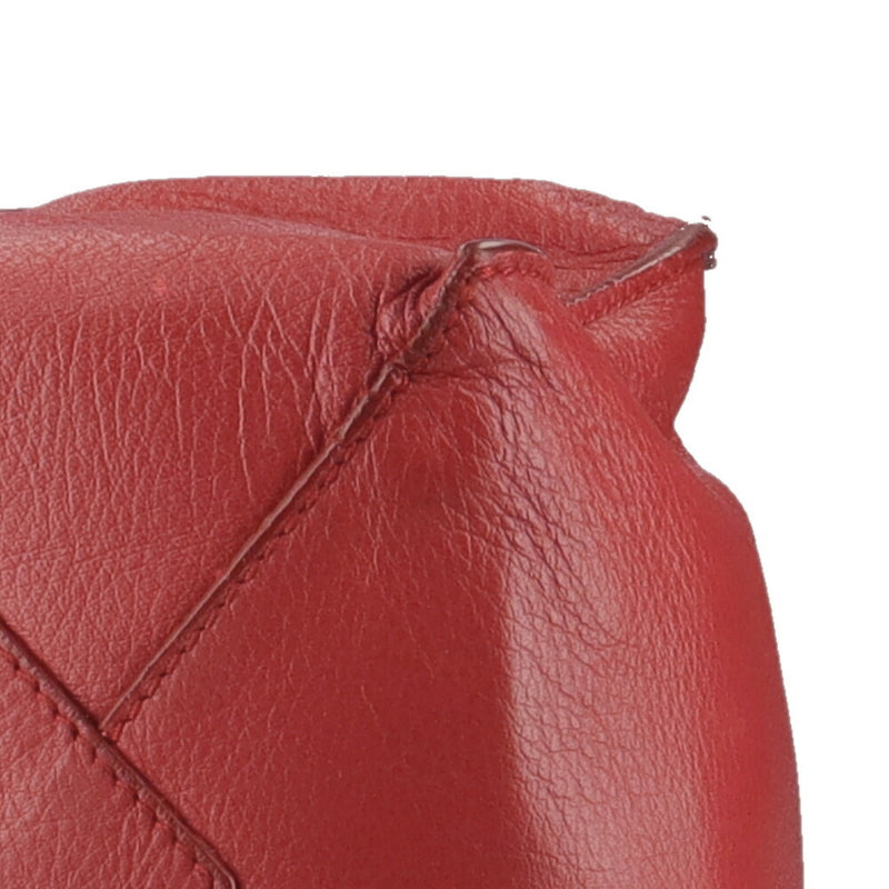 Balenciaga Paper Women's Leather Handbag Red Color