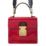 Louis Vuitton Handbag Monogram Vernis Spring Street PM M90505 2way Shoulder Bag Red