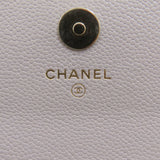 Chanel Chain Wallet Matelasse Long Caviar Skin Women's CHANEL