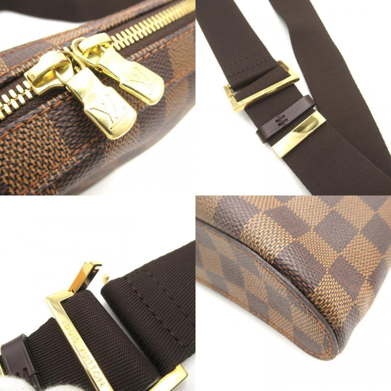 Louis Vuitton LOUIS VUITTON Geronimos Waist Bag Body Coated Canvas Damier Men's Brown N51994