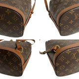 LOUIS VUITTON Louis Vuitton Dauphine Monogram Leather Rucksack Backpack Day Bag Brown 23006