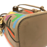 Fendi 8BS010 Zucca Purse Shoulder Crossbody Shoulder Bag Multicolore GoldHardware