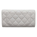 Chanel Long Wallet Classic Flap Matelasse Coco Mark Lambskin AP0241