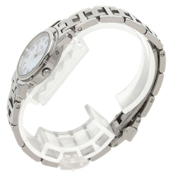 Hermes CL4.210 Clipper Watch Stainless Steel SS Ladies HERMES