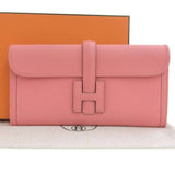 Hermes HERMES Jije Elan 29 Clutch Bag Swift Pink D Engraved