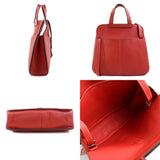 HERMES Handbag Shoulder Bag Alzan 31 Taurillon Clemence Rouge Cazac Unisex