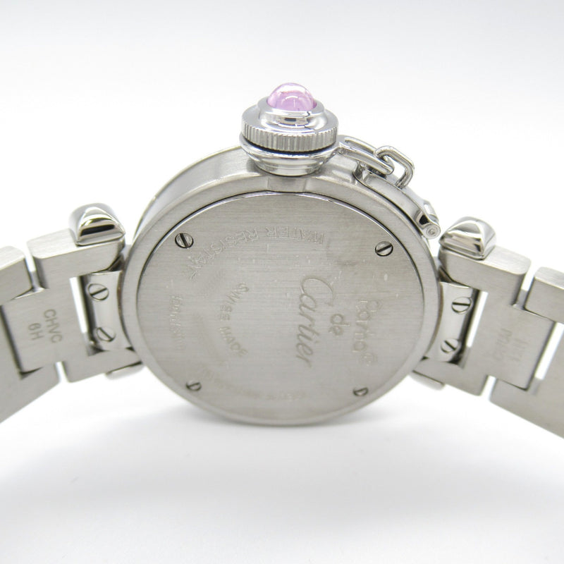 CARTIER Miss Pasha Watch Stainless Steel Ladies Pink W3140008