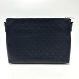 Gucci 473882 Guccissima Bag Crossbody Shoulder Bag Navy