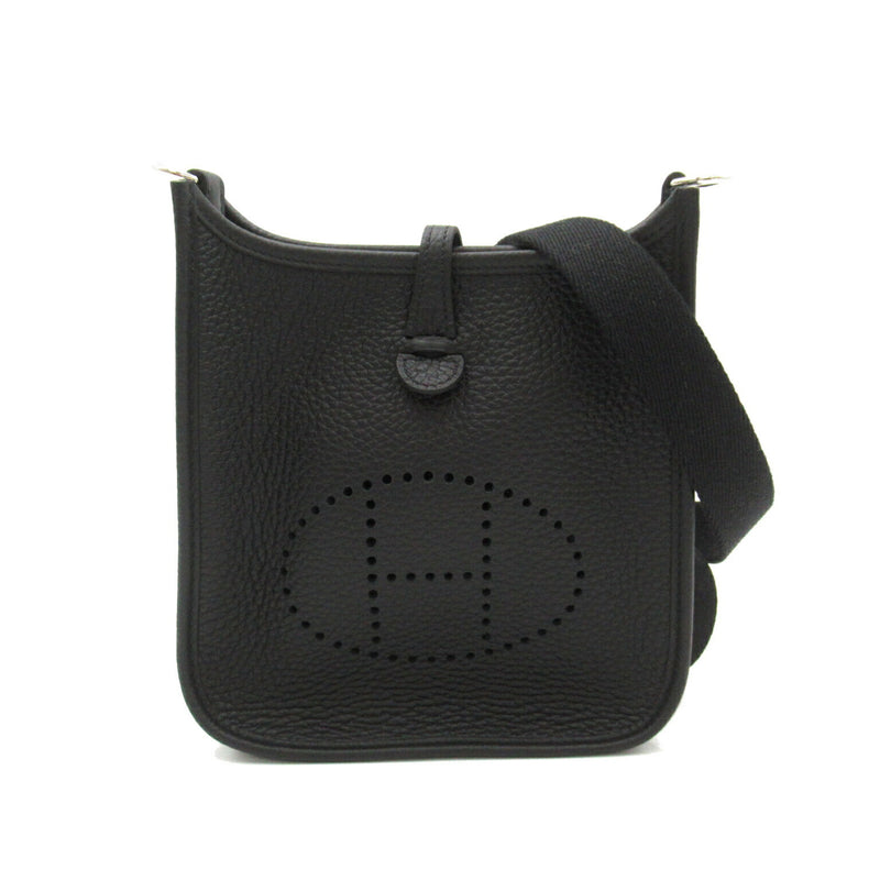 Hermes HERMES Evelyn TPM (16) Amazon Shoulder Bag Calf (Cowhide) Taurillon Clemence Women's Black