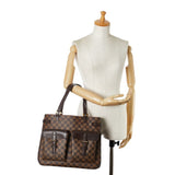 Louis Vuitton Damier Uzes Handbag Tote Bag N51128 Brown PVC Leather Women's LOUIS VUITTON