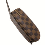 LOUIS VUITTON Damier Geronimos Waist Bag Shoulder Sling Ebene Brown N51994