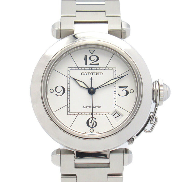 Cartier Pasha C Wristwatch Stainless Steel Men's Women's White W31074M7