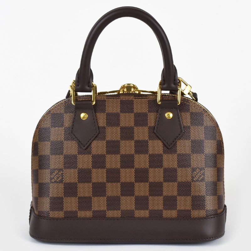 Louis Vuitton Alma BB Handbag Damier Ebene N41221 RFID