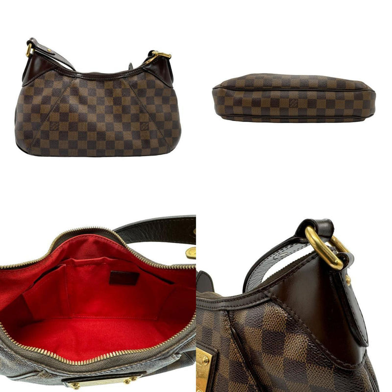 Louis Vuitton LOUIS VUITTON Handbag Damier Thames PM Canvas Ebene Women's N48180 n0124