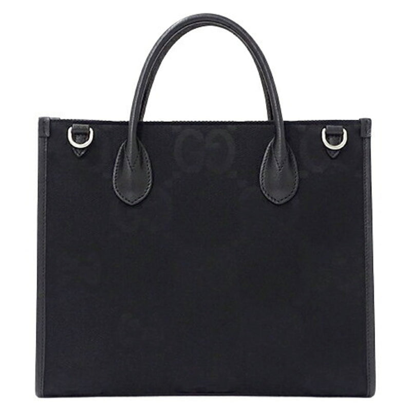 GUCCI Bags for Women Tote Handbags Shoulder 2way Jumbo GG Canvas Black 680956