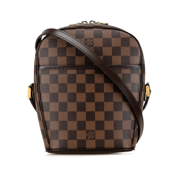 Louis Vuitton Damier Ipanema PM Shoulder Bag N51294 Brown PVC Leather Women's LOUIS VUITTON