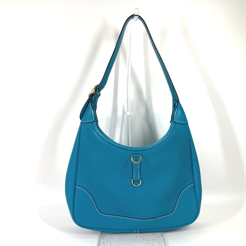 Hermes shoulder bag Shoulder Bag Blue gene blue GoldHardware