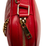 Celine C Small Camera Bag Shoulder Red Leather Women's CELINE