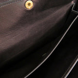 Hermes Cordrière Box Calf Black 〇K Stamped Handbag 0064 HERMES