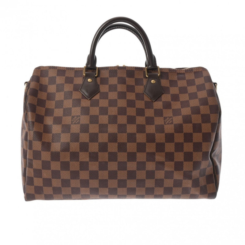 LOUIS VUITTON Damier Speedy Bandouliere 35 Brown N41182 Women's Canvas Handbag