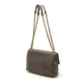 BOTTEGA VENETA Bottega Veneta Intrecciato Shoulder Bag Chain Tote Leather Greige 386498