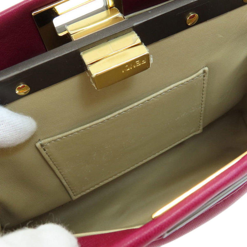 Fendi Peekaboo handbag in calf leather for women