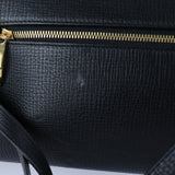 BOTTEGA VENETA Bottega Veneta ANGLE angle Palmellato shoulder bag 576143 calf leather black gold hardware crossbody