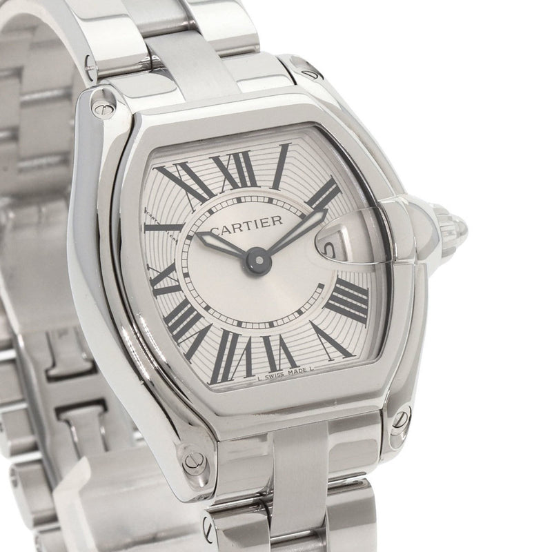 Cartier W62016V3 Roadster SM Watch Stainless Steel SS Ladies CARTIER