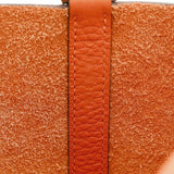 Hermes Picotin Women's Taurillon Clemence Leather Handbag Orange