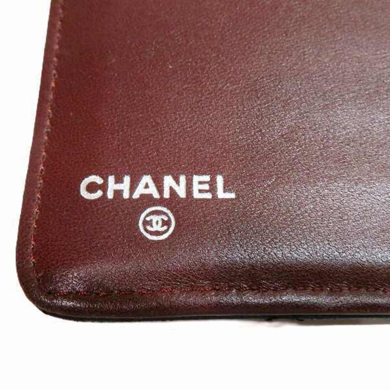 CHANEL Matelasse A31509 Lambskin Bi-fold Wallet Long for Men and Women