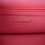 CHANEL Chanel Matelasse Chain Shoulder Pink Red Champagne AS2431 Women's Lambskin Bag