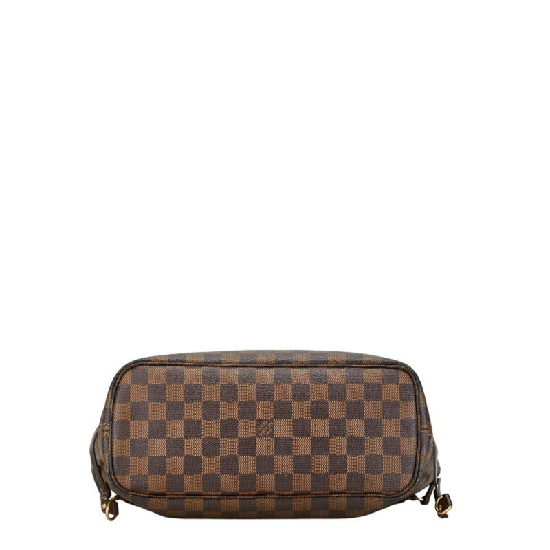 Louis Vuitton Damier Neverfull PM Handbag Tote Bag N51109 Brown PVC Leather Women's LOUIS VUITTON