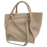 CELINE Big Bag Small 183313 Handbag Shoulder Leather Beige