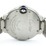 Polished CARTIER Ballon Bleu MM Steel Automatic Mid Size Watch W6920071 BF574222