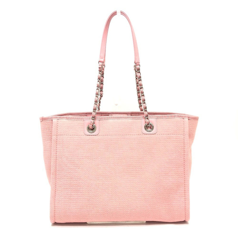 CHANEL AS3257 Deauville Bag Shoulder Canvas Women's Pink