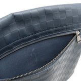 LOUIS VUITTON Damier Infini District MM Shoulder Bag Cosmos Navy N41283