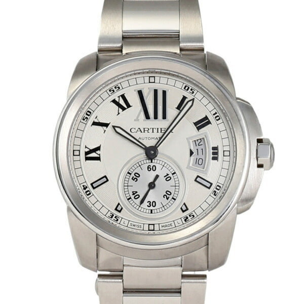 Cartier Calibre Deux W7100015 Silver Dial Men's Watch