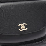 CHANEL Matelasse Tote Bag Leather Women's Black