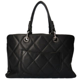 Chanel CHANEL matelasse handbag caviar skin black ladies