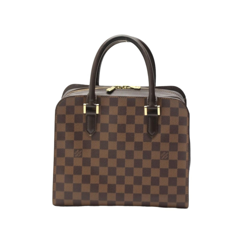 Louis Vuitton LOUIS VUITTON Handbag Damier Triana Canvas N51155 Brown LV