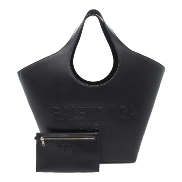 BALENCIAGA Medium Tote Bag Black Calfskin (cowhide) 7469742AAID1000