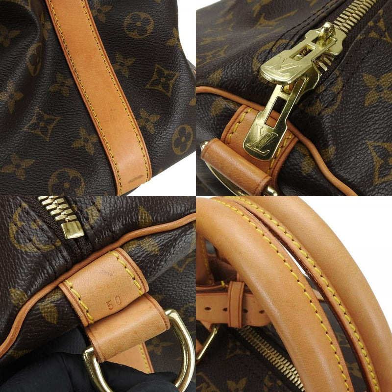 Louis Vuitton Boston Bag Keepall Bandouliere 50 M41416 Monogram Canvas Brown Women's Men's LOUIS VUITTON