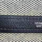 Hermes Shoulder Bag Bag Hand Bag Tote Bag Natural /Black